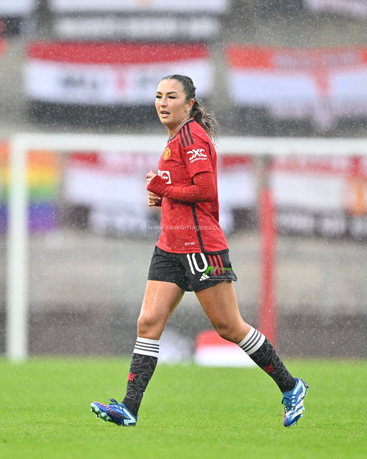 Katie Zelem of Manchester United Women, during the Vitality Women's FA Cup match Manchester United Women vs Newcastle United women at Leigh Sports Village, Leigh, United Kingdom, 14th January 2024

(Photo by Cody Froggatt/News Images)