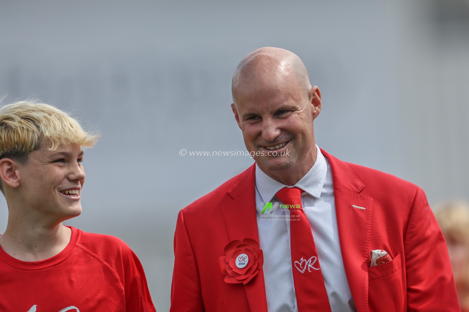 Andrew Strauss during the Rothesay Test Match Day Two England v West Indies at Lords, London, United Kingdom, 11th July 2024

(Photo by Mark Cosgrove/News Images)