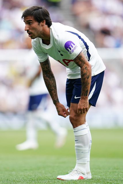 Sandro Tonali of Tottenham Hotspurduring the pre-season friendly match Tottenham Hotspur vs Hoffenheim at Tottenham Hotspur Stadium, London, United Kingdom on 15 August 2026

(Photo by Harvey Murphy/News Images)