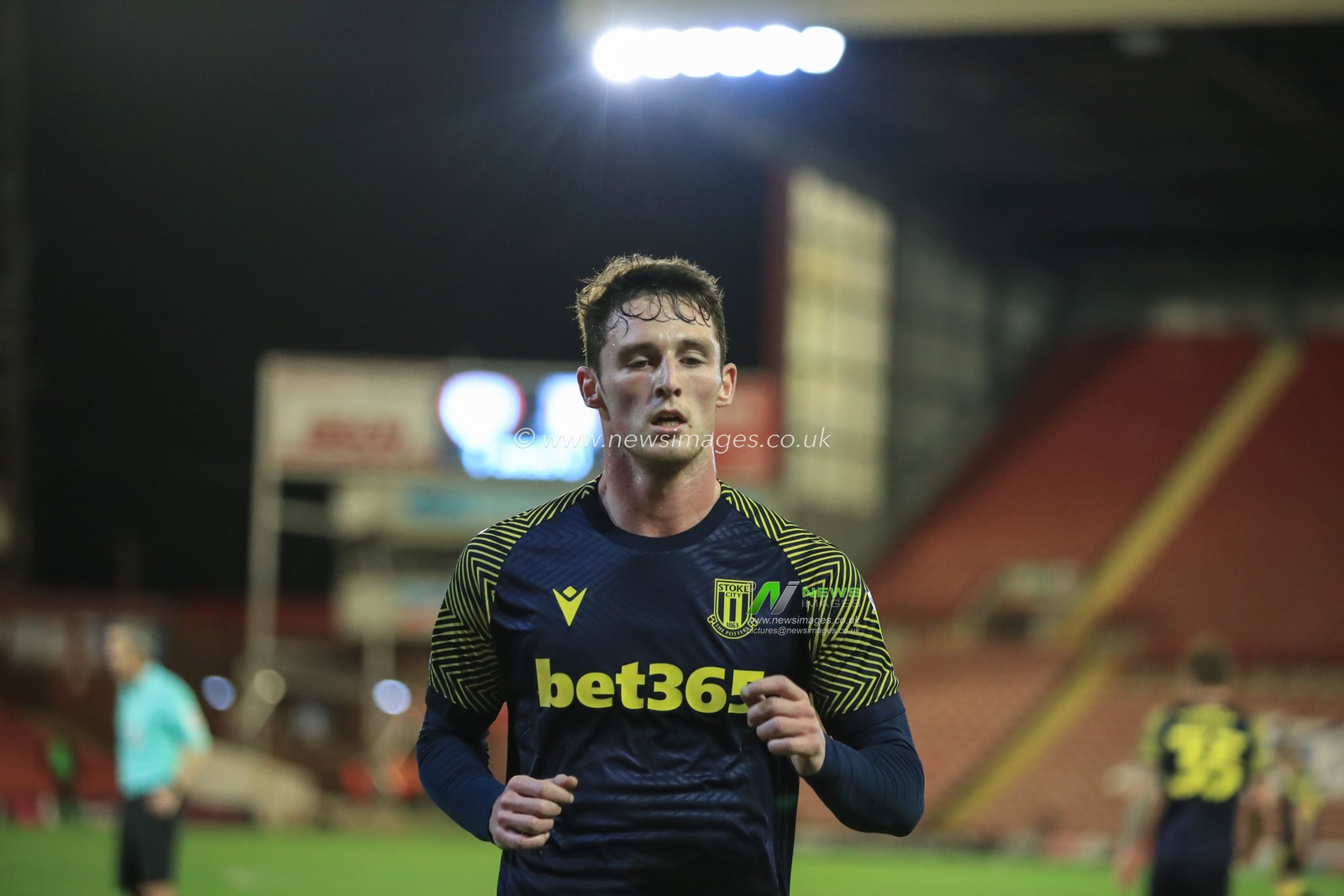 Jordan Thompson #34 of Stoke City during the game