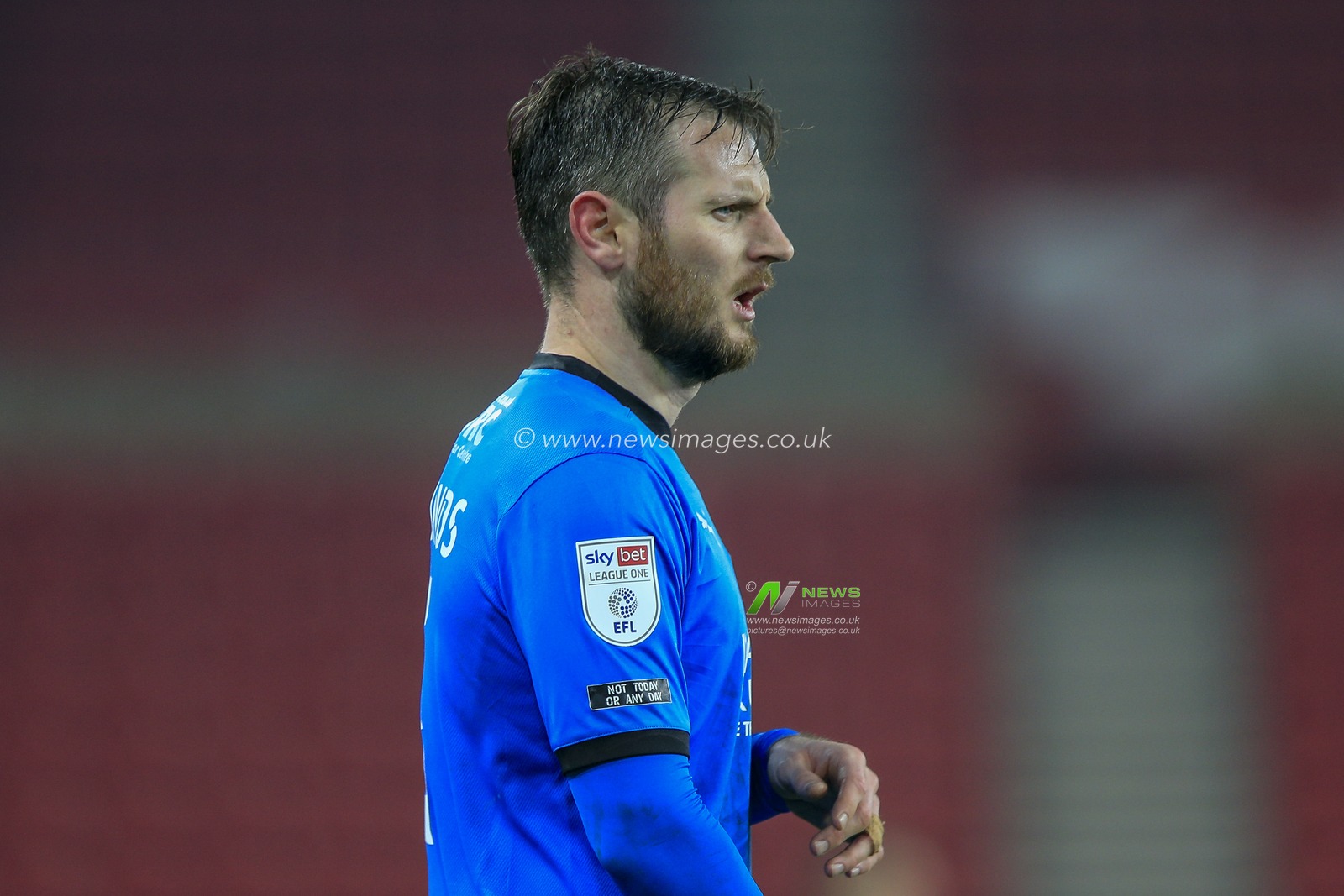 Jonathan Grounds #5 of Swindon Town during the game