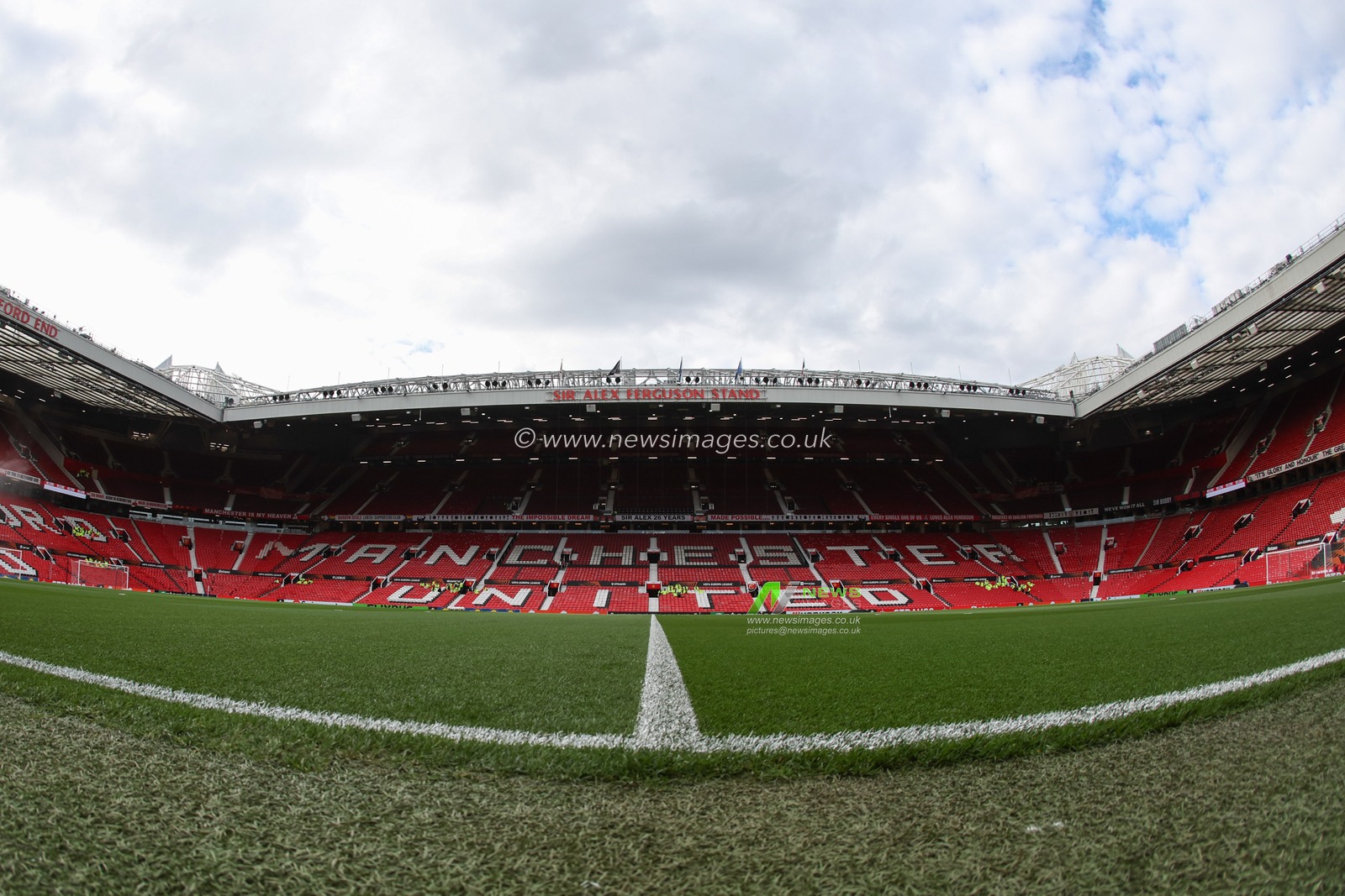 A general view inside of Old Trafford, home of Manchester United ahead of the UEFA Europa League Quarter-finals match Manchester United vs Lyon at Old Trafford, Manchester, United Kingdom, 17th April 2025

(Photo by Mark Cosgrove/News Images)