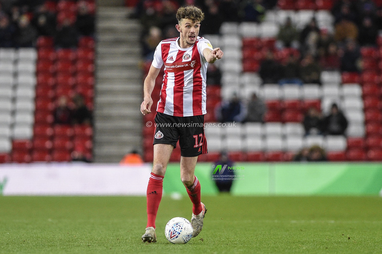 11th February 2020, Stadium Of Light, Sunderland, England; Sky Bet League 1, Sunderland v Rochdale : Tom Flanagan (12) of Sunderland in action