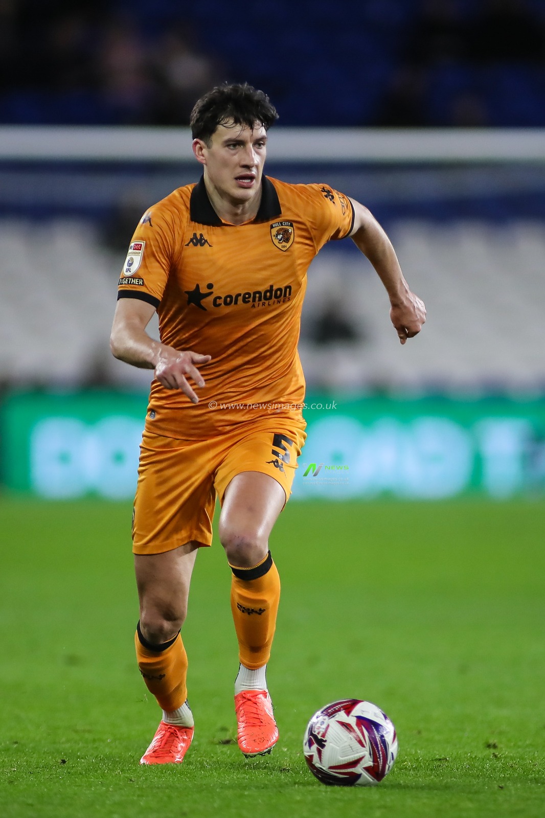 Alfie Jones of Hull City during the Sky Bet Championship match Cardiff City vs Hull City at Cardiff City Stadium, Cardiff, United Kingdom, 25th February 2025

(Photo by Andrew Lewis/News Images)