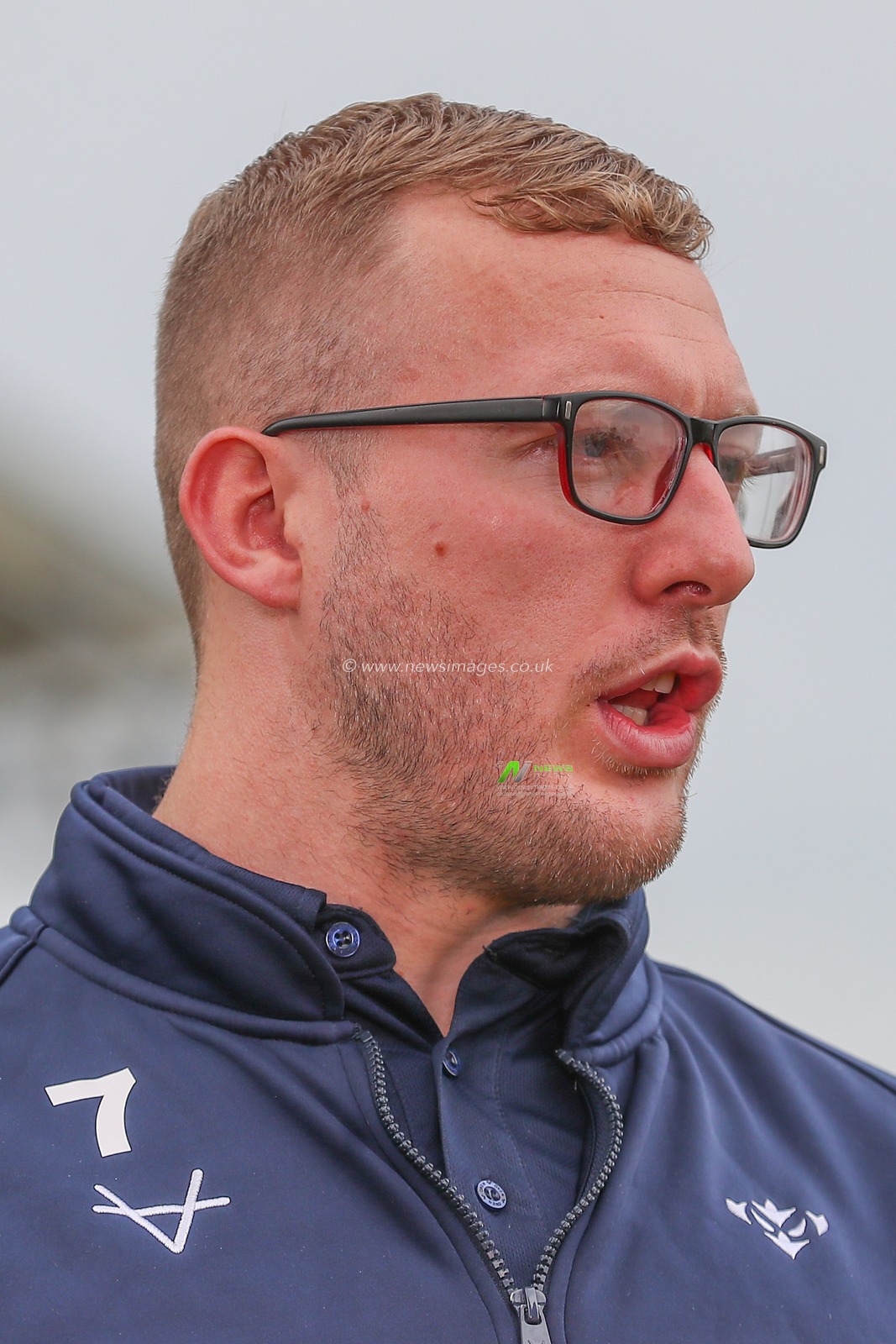 Jordan Abdull #7 of Hull KR gives an interview ahead of the Betfred Super League Round 18 match Hull KR vs Hull FC at Sewell Group Craven Park, Kingston upon Hull, United Kingdom, 9th July 2023

(Photo by Gareth Evans/News Images)