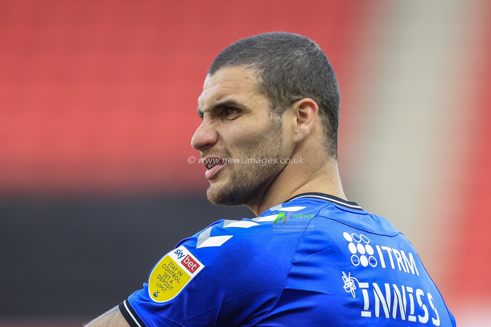 Ryan Inniss #24 of Charlton Athletic during the game
