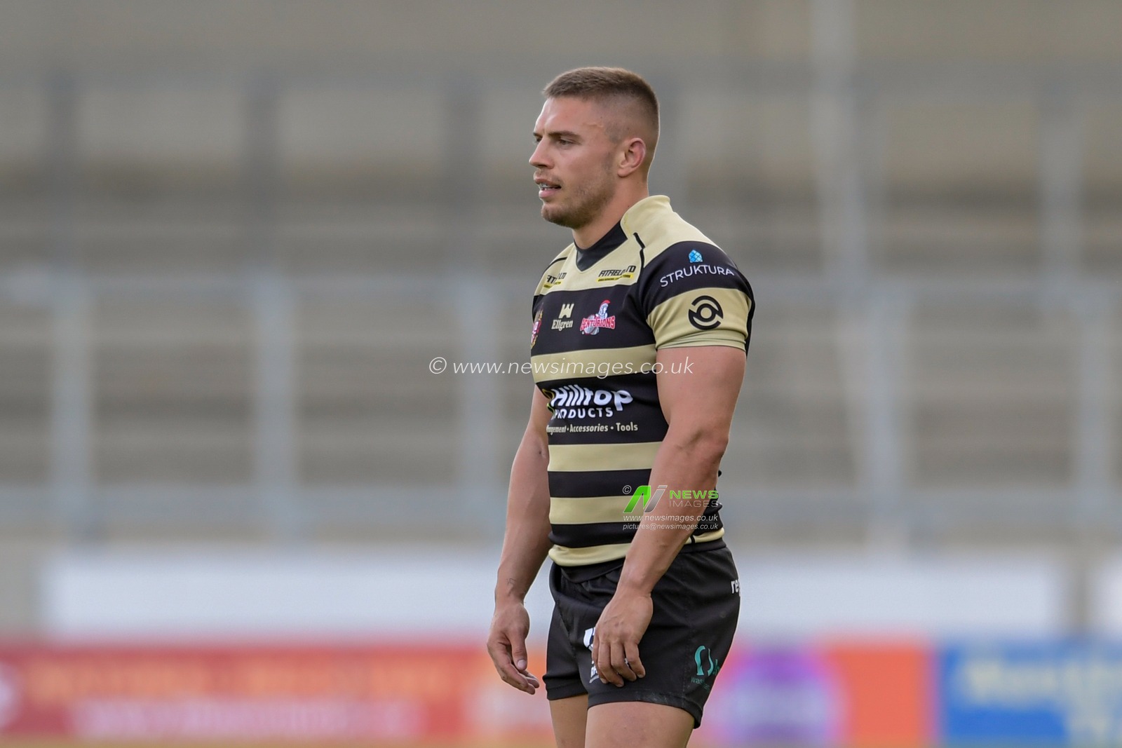 Matty Russell (2) of Leigh Centurions in action during the game
