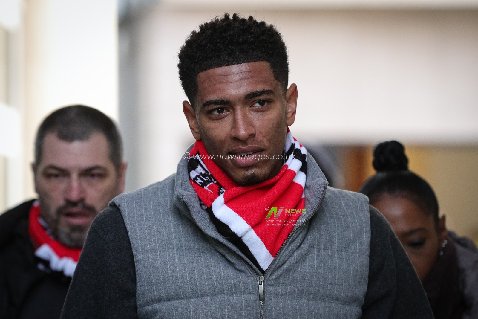 Real Madridâ€™s Jude Bellingham arrives at The MKM Stadium to watch his brother Jobe Bellingham play in todayâ€™s Sky Bet Championship match Hull City vs Sunderland at MKM Stadium, Hull, United Kingdom, 26th December 2023

(Photo by James Heaton/News Images)