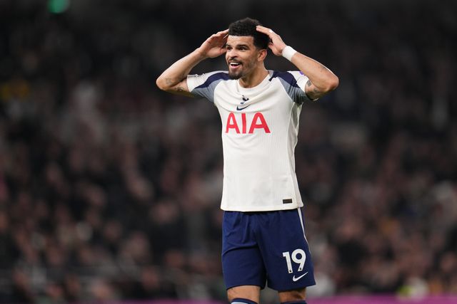 Dominic Solanke of Tottenham Hotspur during the Premier League match Tottenham Hotspur vs Crystal Palace at Tottenham Hotspur Stadium, London, United Kingdom on 05 March 2026

(Photo by Harvey Murphy/News Images)