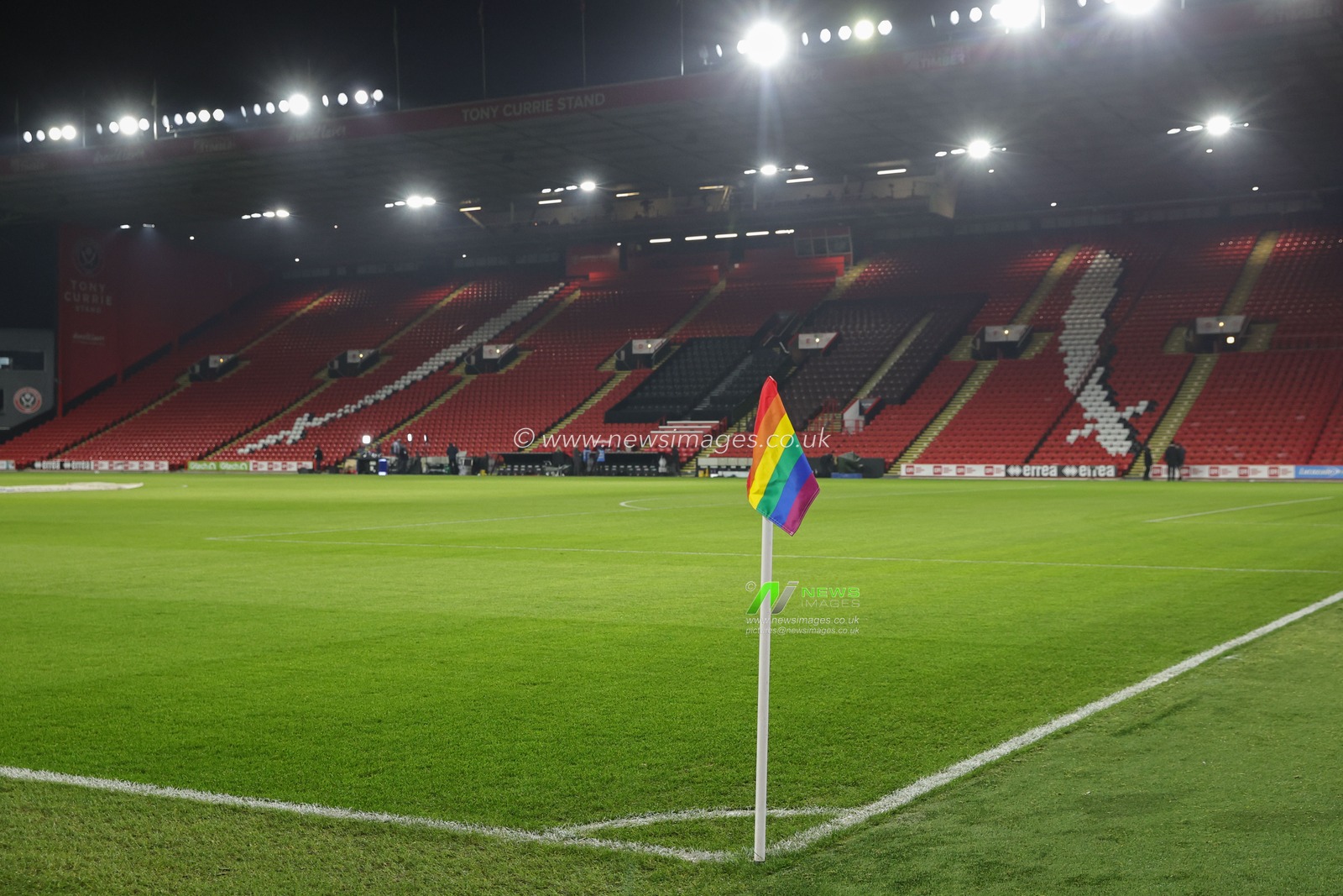 A general view inside of Bramall Lane, home of Sheffield United ahead of the Premier League match Sheffield United vs Liverpool at Bramall Lane, Sheffield, United Kingdom, 6th December 2023

(Photo by Mark Cosgrove/News Images)