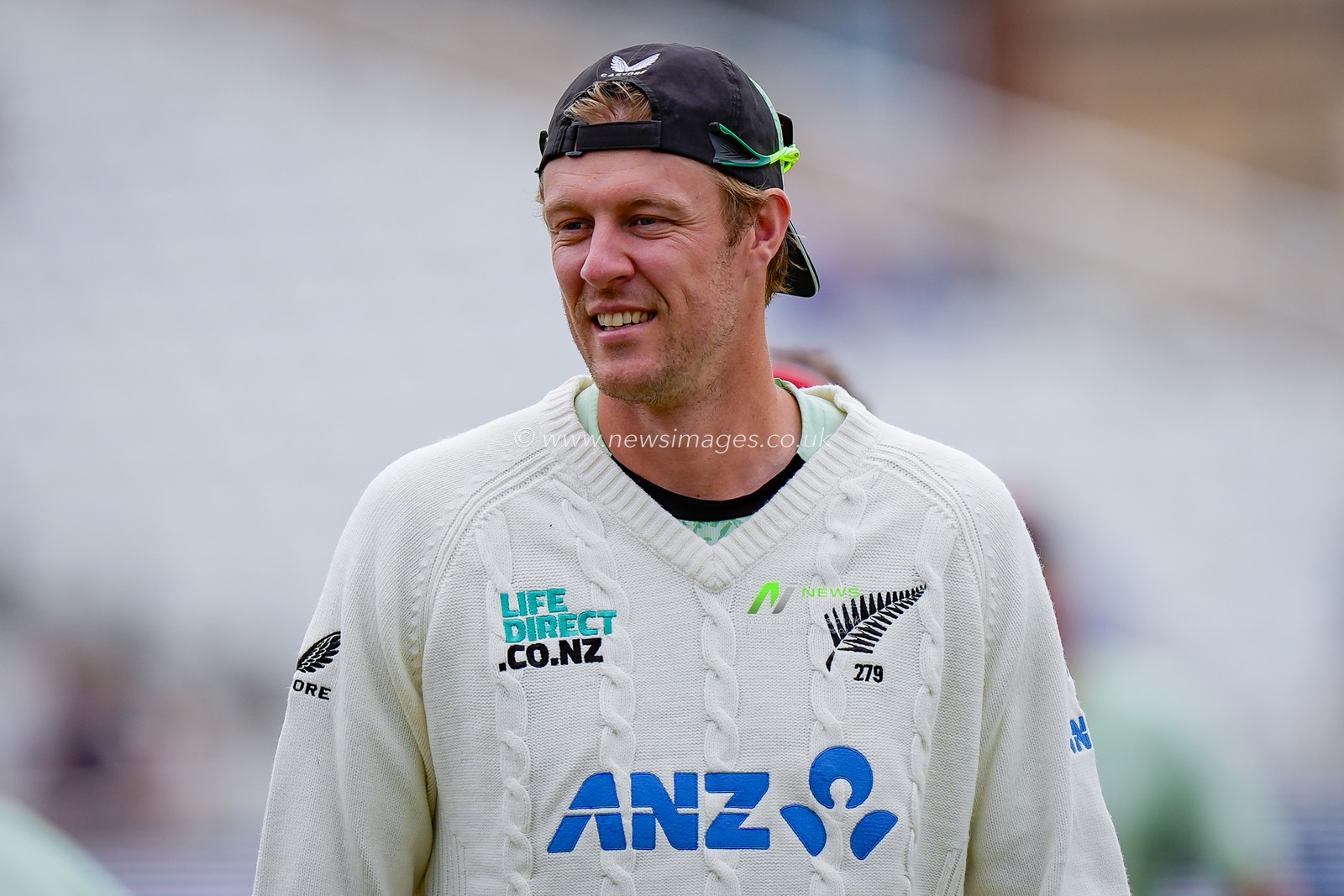 Kyle Jamieson of New Zealand in the pre-game warm up session during the 3rd Rothesay Test Match Day 5 match England vs New Zealand at Trent Bridge, Nottingham, United Kingdom on 29 June 2026

(Photo by Maynard Manyowa/News Images)