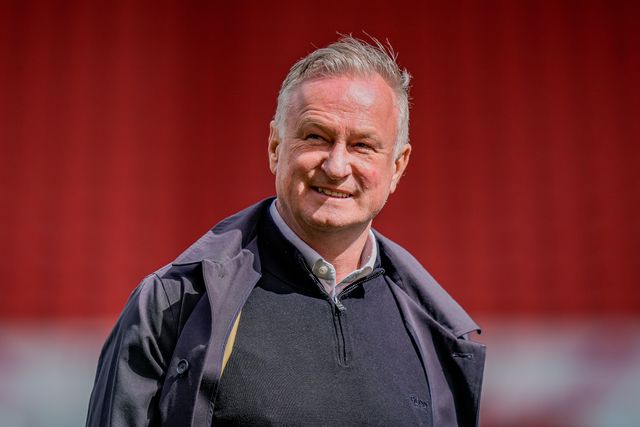 Michael O'Neill manager of Blackburn Rovers inspects the pitch prior to kick off during the Sky Bet Championship match Stoke City vs Blackburn Rovers at Bet365 Stadium, Stoke On Trent, United Kingdom on 11 April 2026

(Photo by Maynard Manyowa/News Images)