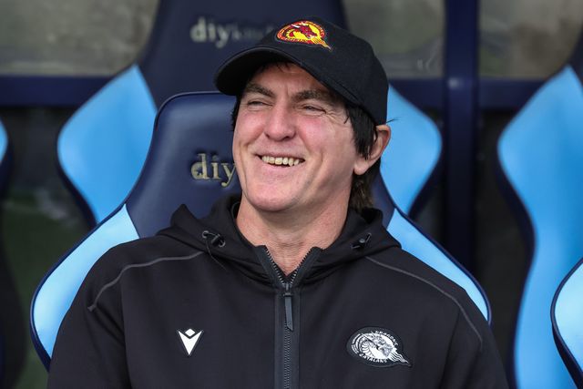 Ryan Sheridan interim head-coach of Catalan Dragons full of smiles during the Betfred Super League round 11 match Wakefield Trinity vs Catalans Dragons at DIY Kitchens Stadium, Wakefield, United Kingdom on 15 May 2026

(Photo by Mark Cosgrove/News Images)