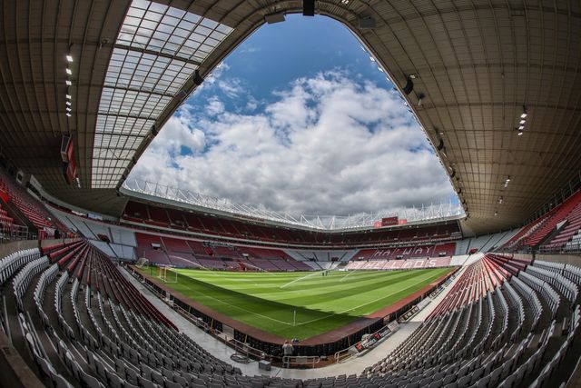 A general view of the Stadium of Light during the Pre-season friendly match Sunderland vs Real Betis at Stadium Of Light, Sunderland, United Kingdom, 2nd August 2025

(Photo by Alfie Cosgrove/News Images)