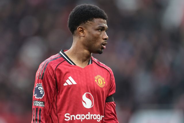 Amad Diallo of Manchester United during the Premier League match Manchester United vs Sunderland at Old Trafford, Manchester, United Kingdom, 4th October 2025

(Photo by Mark Cosgrove/News Images)