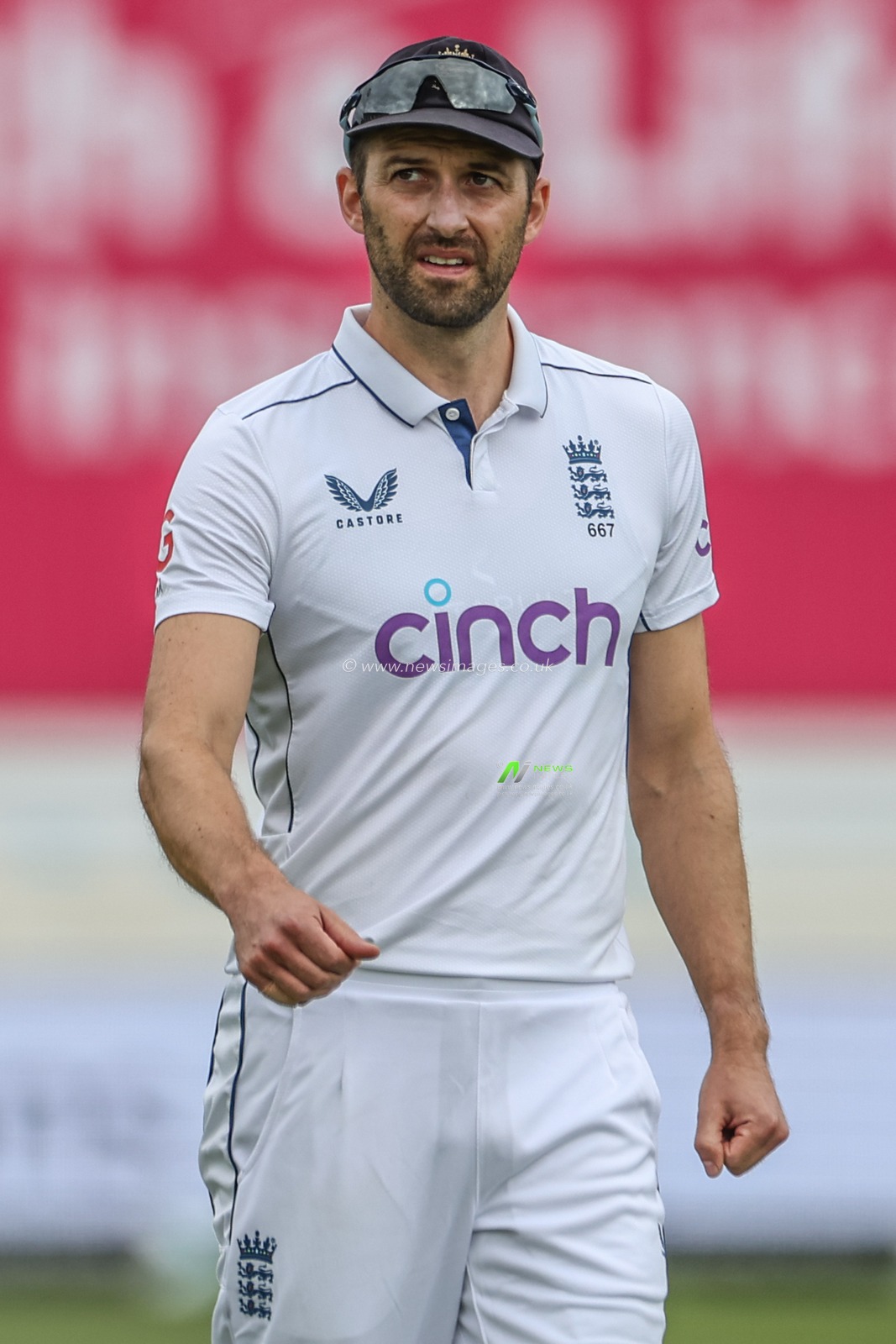Mark Wood of England during the Rothesay Test Match day three England vs West Indies at Trent Bridge, Nottingham, United Kingdom, 20th July 2024

(Photo by Mark Cosgrove/News Images)