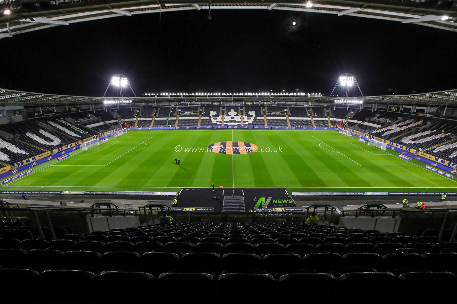 A general view inside The MKM Stadium ahead of the Sky Bet Championship match Hull City vs Rotherham United at MKM Stadium, Hull, United Kingdom, 28th November 2023

(Photo by James Heaton/News Images)