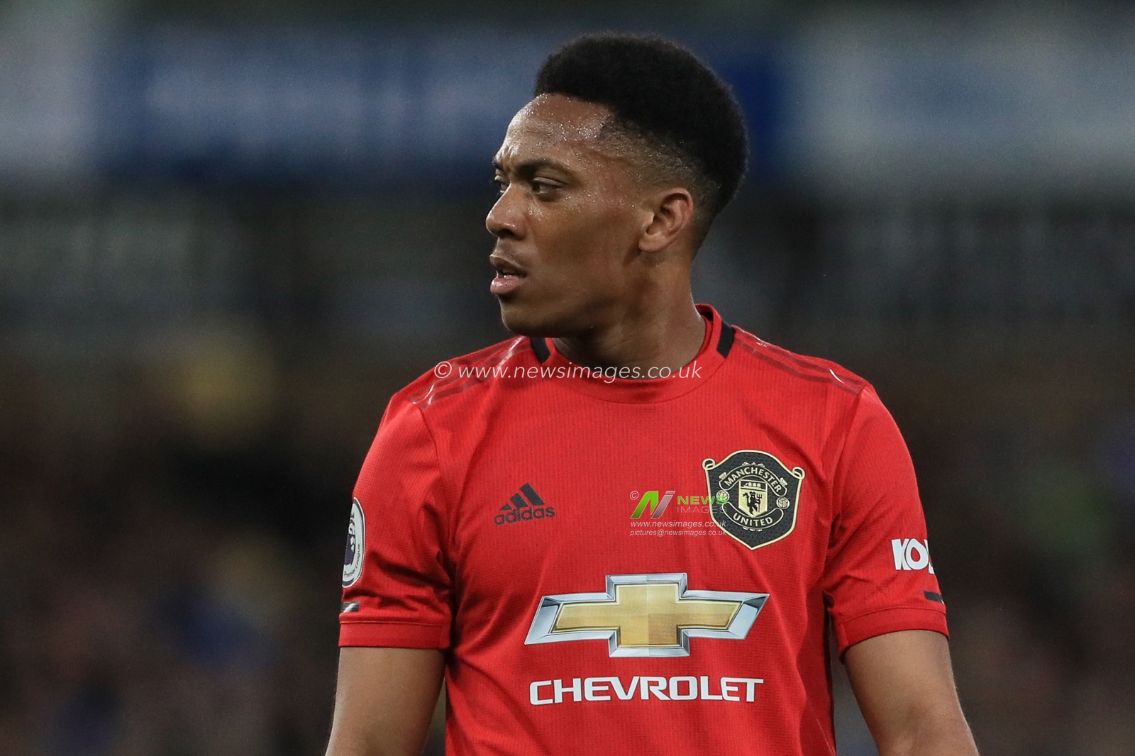 27th October 2019, Carrow Road, Norwich, England; Premier League, Norwich City v Manchester United : Anthony Martial (9) of Manchester United during the game

Credit: Mark Cosgrove/News Images