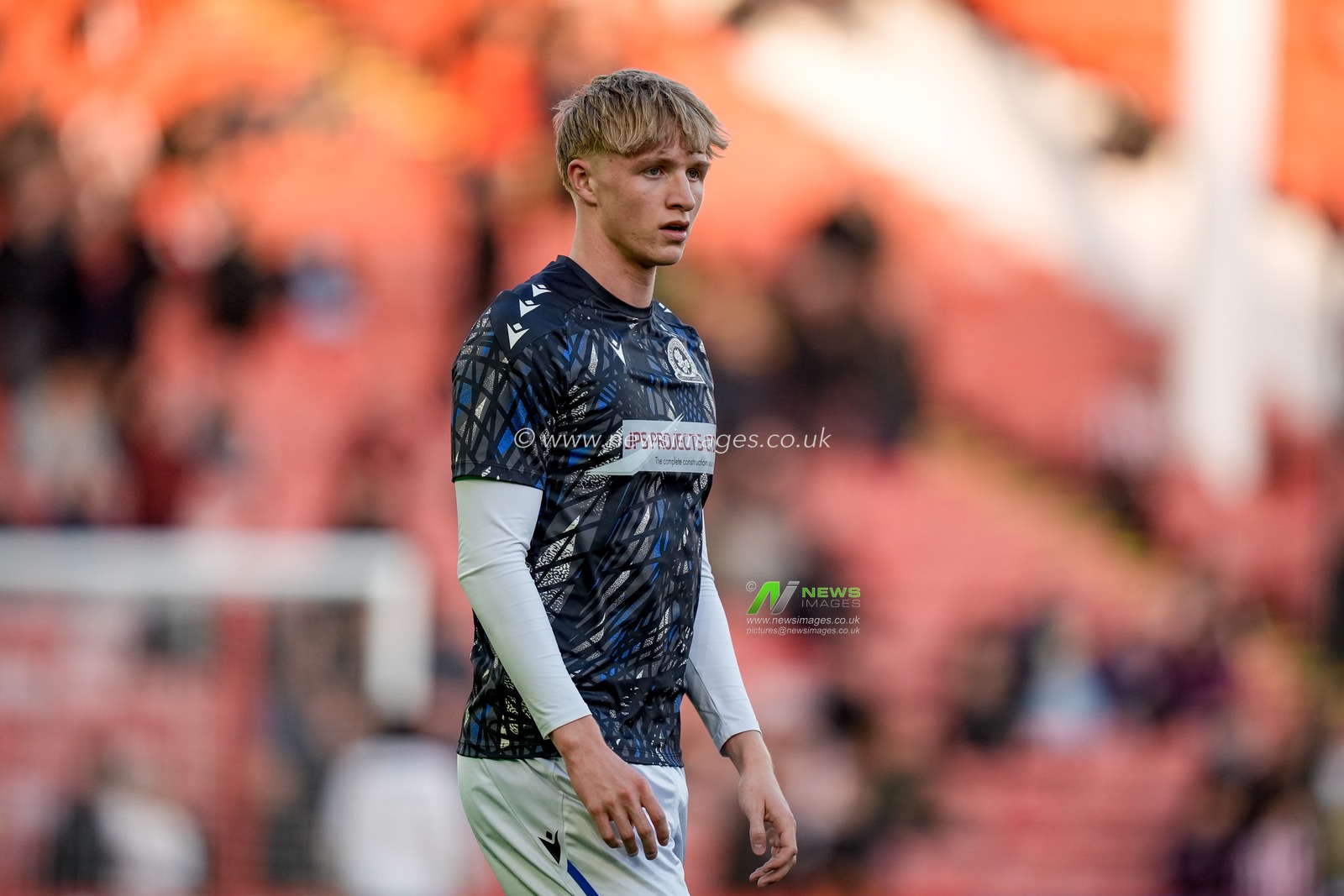 Tom Atcheson of Blackburn Rovers in the pregame warmup session  during the Sky Bet Championship match Sheffield United vs Blackburn Rovers at Bramall Lane, Sheffield, United Kingdom on 22 April 2026

(Photo by Maynard Manyowa/News Images)