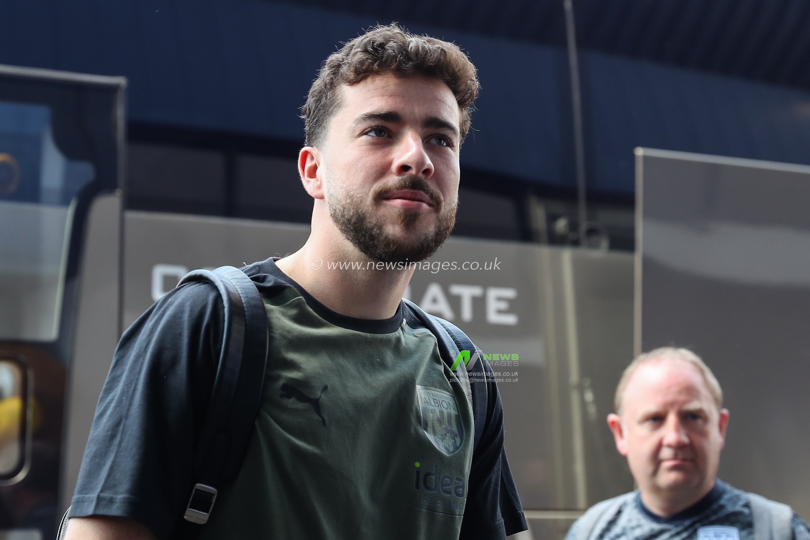 Mikey Johnston of West Bromwich Albion arrives ahead of the Sky Bet Championship Play-Off Semi-Final First Leg match West Bromwich Albion vs Southampton at The Hawthorns, West Bromwich, United Kingdom, 12th May 2024

(Photo by Gareth Evans/News Images)