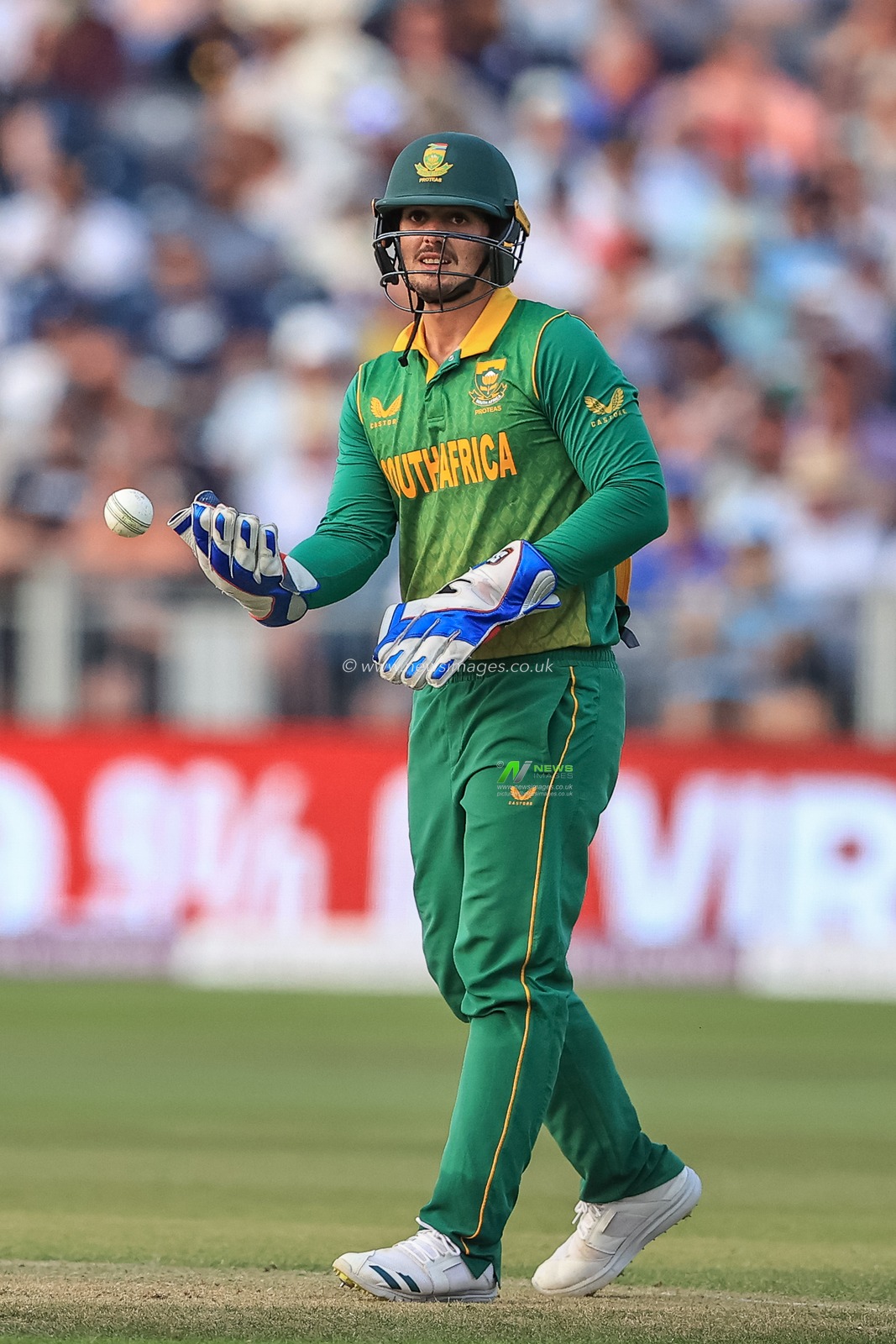 Quinton De Kock of South Africa during the game