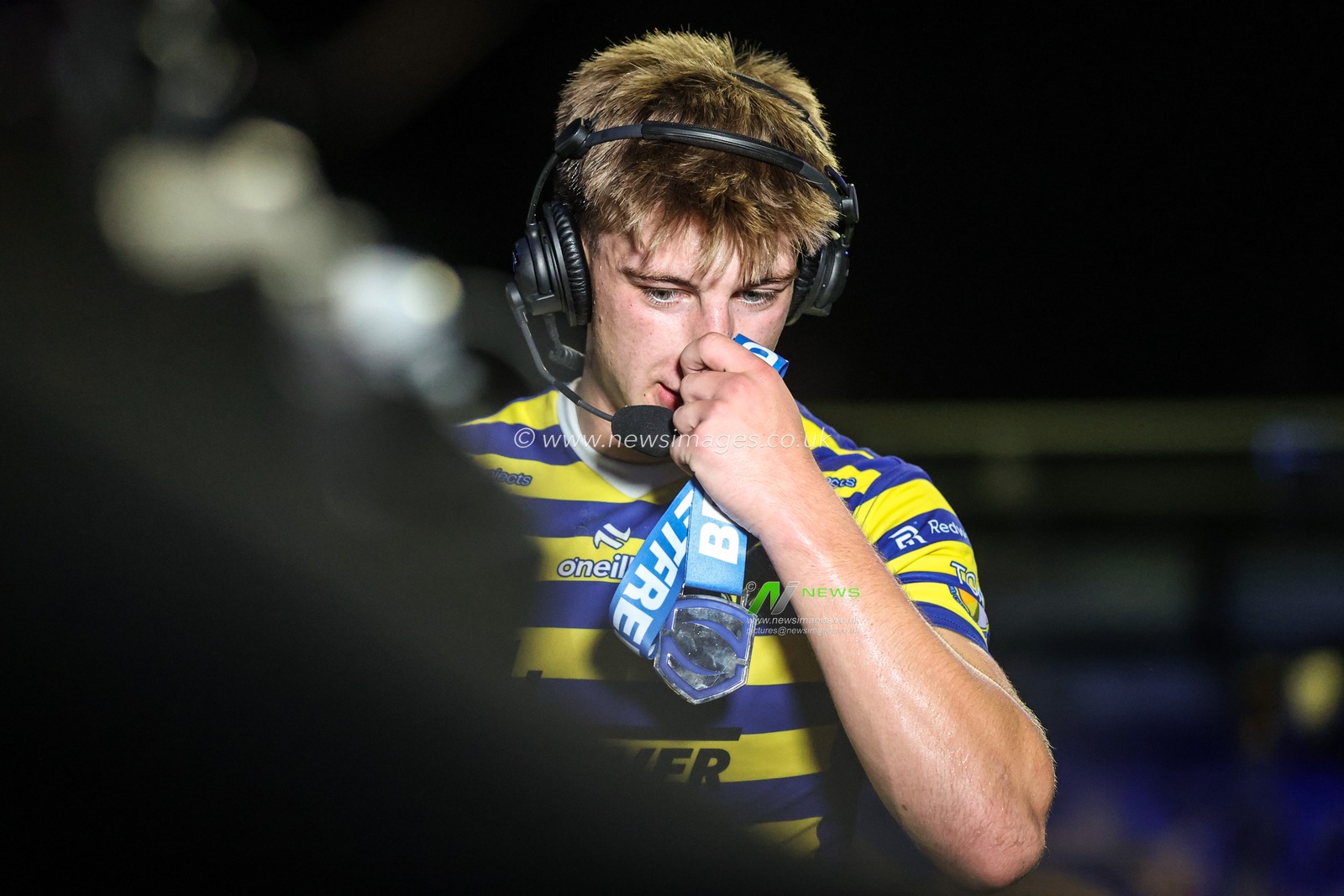 Ewan Irwin of Warrington Wolves speaks in the post match press conference during the Betfred Super League round 23 match Warrington Wolves vs York Knights at The Halliwell Jones Stadium, Warrington, United Kingdom on 13 August 2026

(Photo by Alfie Cosgrove/News Images)