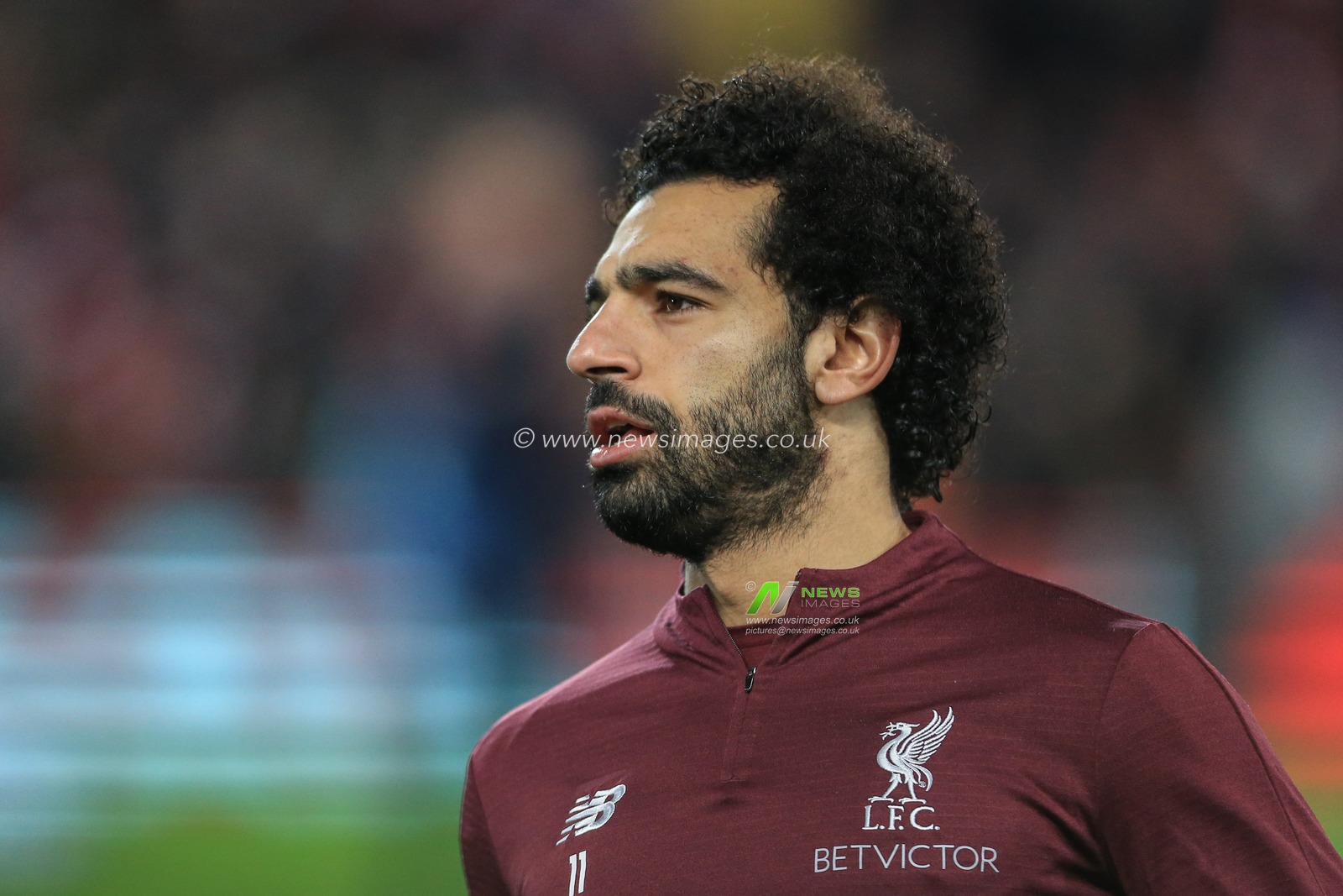 11th December 2018, Anfield, Liverpool, England; UEFA Champions League, Liverpool v Napoli ; Mohamed Salah (11) of Liverpool 


  Credit: Mark Cosgrove/News Images