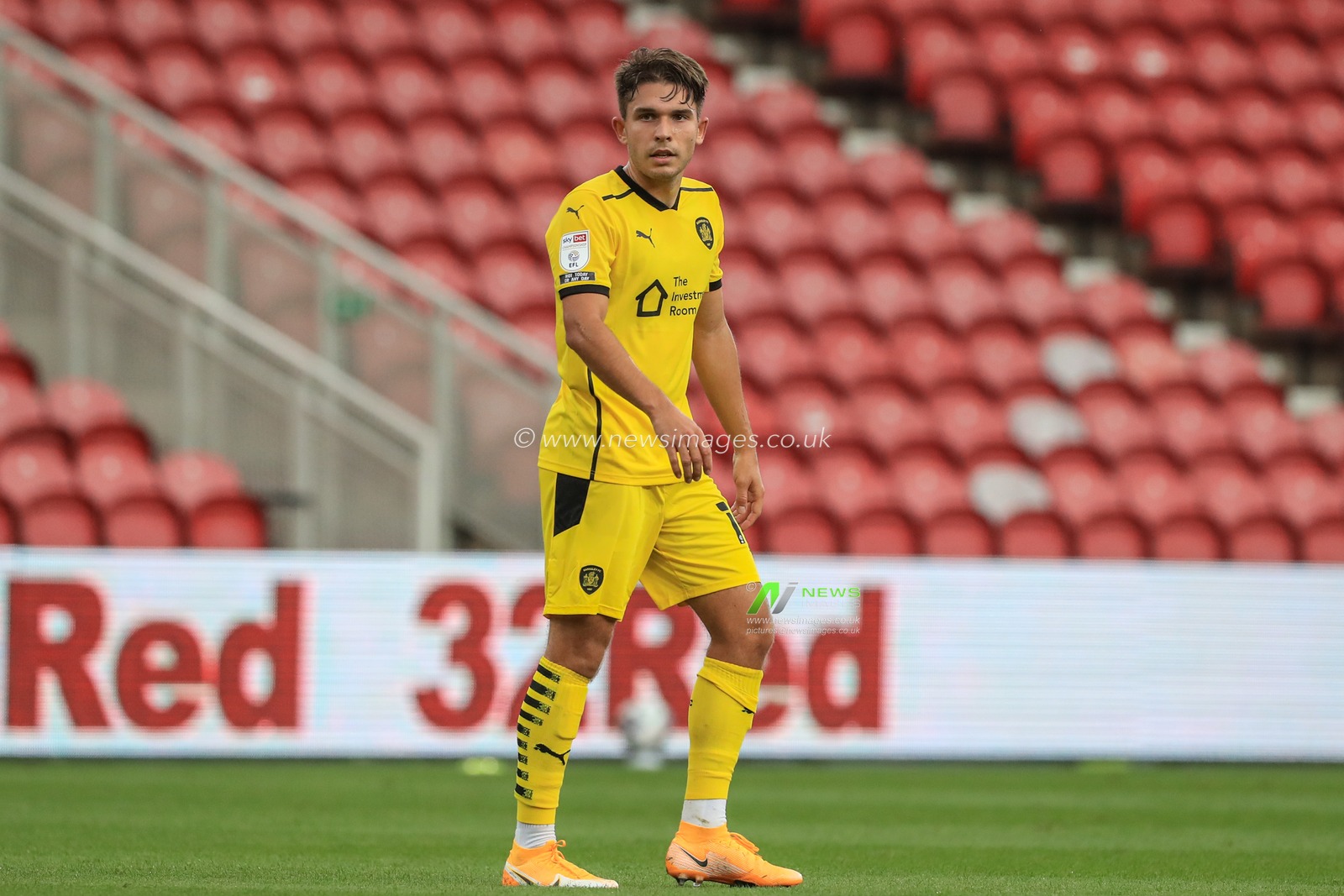 Patrick Schmidt (19) of Barnsley during the game