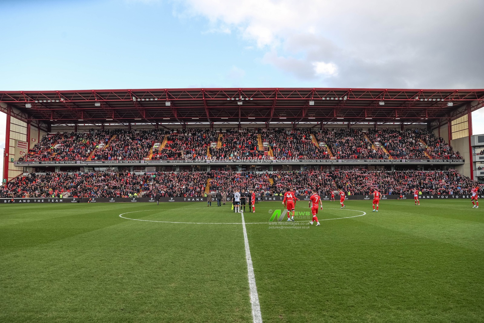 packed out East Stand during the Sky Bet League 1 match Barnsley vs Derby County at Oakwell, Barnsley, United Kingdom, 24th February 2024

(Photo by Mark Cosgrove/News Images)
