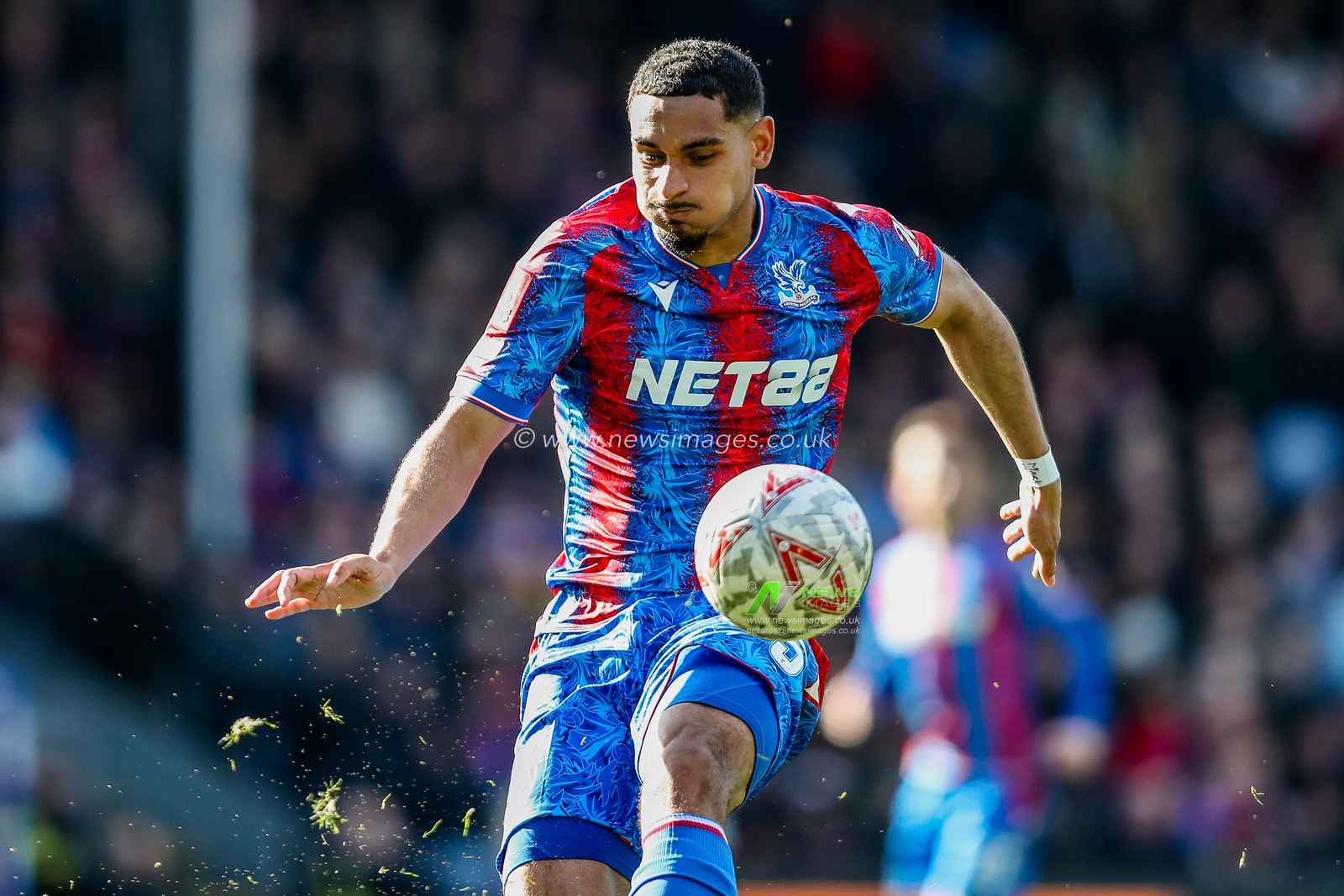 Maxence Lacroix of Crystal Palace controls the ball during the Emirates FA Cup 5th Round match Crystal Palace vs Millwall at Selhurst Park, London, United Kingdom, 1st March 2025

(Photo by Izzy Poles/News Images)