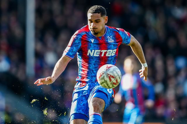 Maxence Lacroix of Crystal Palace controls the ball during the Emirates FA Cup 5th Round match Crystal Palace vs Millwall at Selhurst Park, London, United Kingdom, 1st March 2025

(Photo by Izzy Poles/News Images)