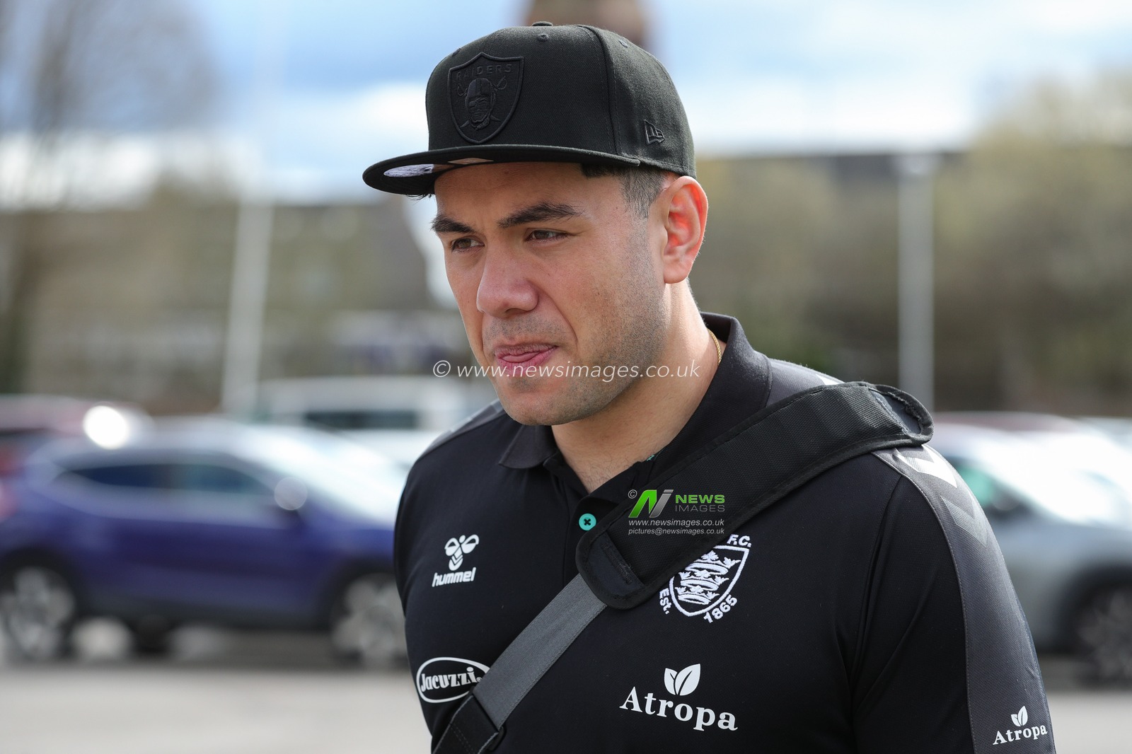 Andre Savelio #11 of Hull FC arrives at The MKM Stadium ahead of the Betfred Super League  Round 6 match Hull FC vs Leigh Leopards at MKM Stadium, Hull, United Kingdom, 25th March 2023

(Photo by James Heaton/News Images)