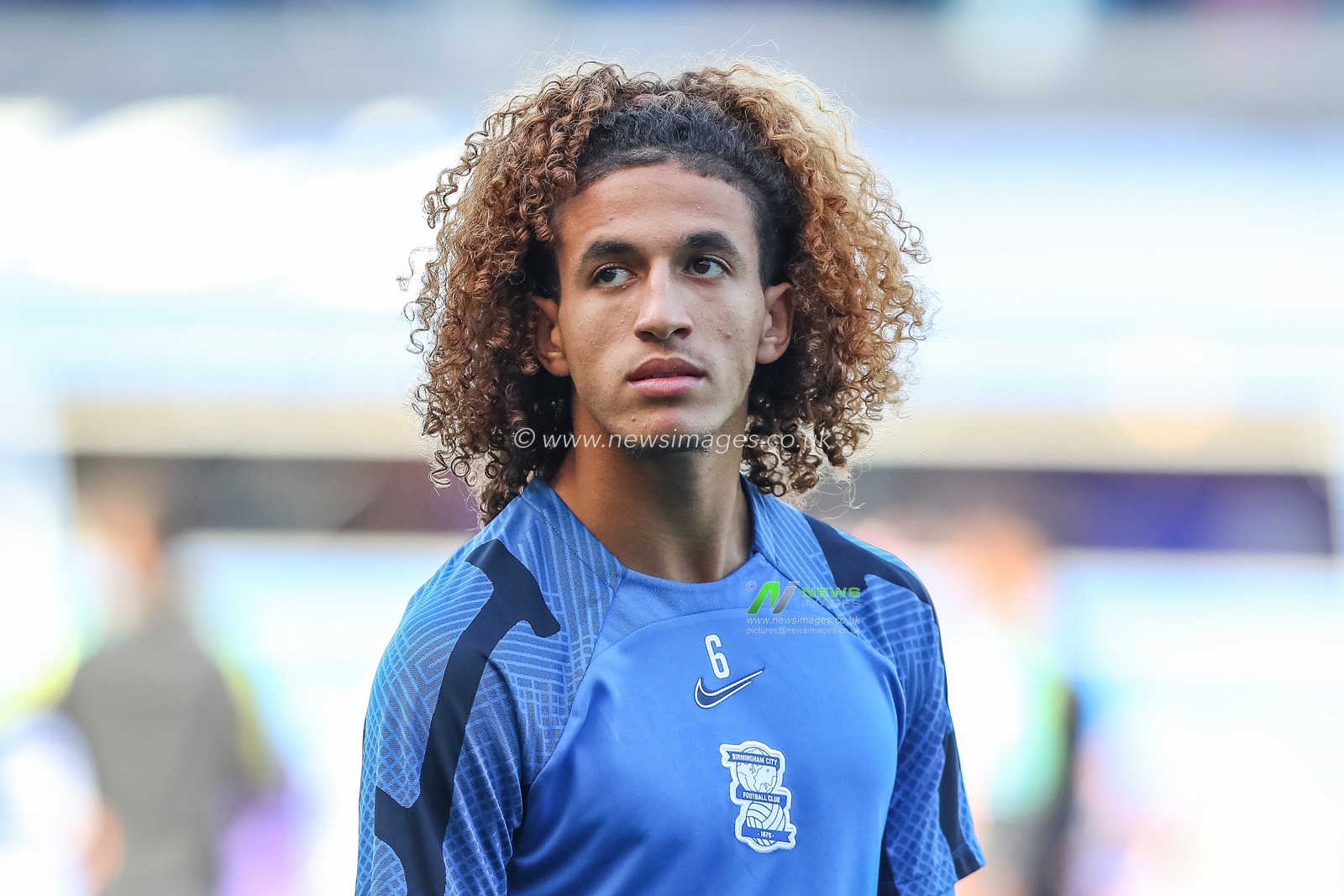 Hannibal #6 of Birmingham City  during the pre-game warm up ahead of the Sky Bet Championship match Birmingham City vs Coventry City at St Andrews, Birmingham, United Kingdom, 17th September 2022

(Photo by Gareth Evans/News Images)