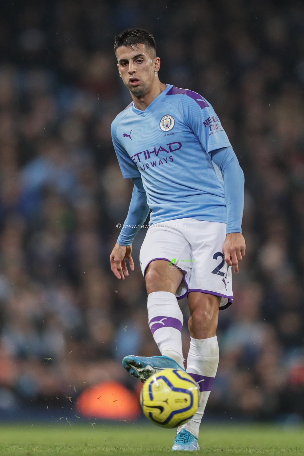 23rd November 2019, Etihad Stadium, Manchester, England; Premier League, Manchester City v Chelsea : Joao Cancelo (27) of Manchester City during the game

Credit: Mark Cosgrove/News Images