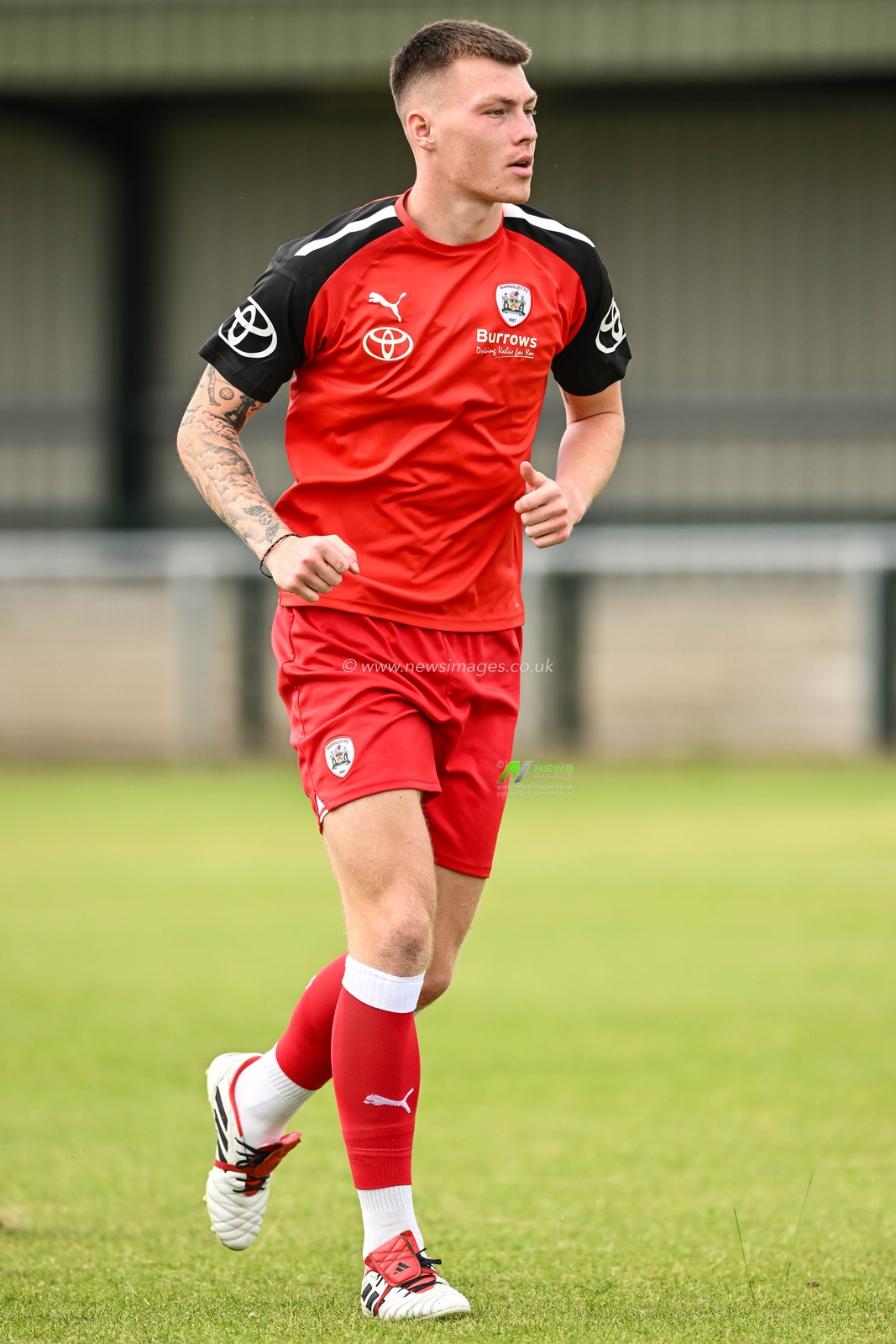 Pre-season friendly match AFC Fylde vs Barnsley at Mill Farm, Fylde, United Kingdom, 8th July 2023

(Photo by Craig Thomas/News Images)