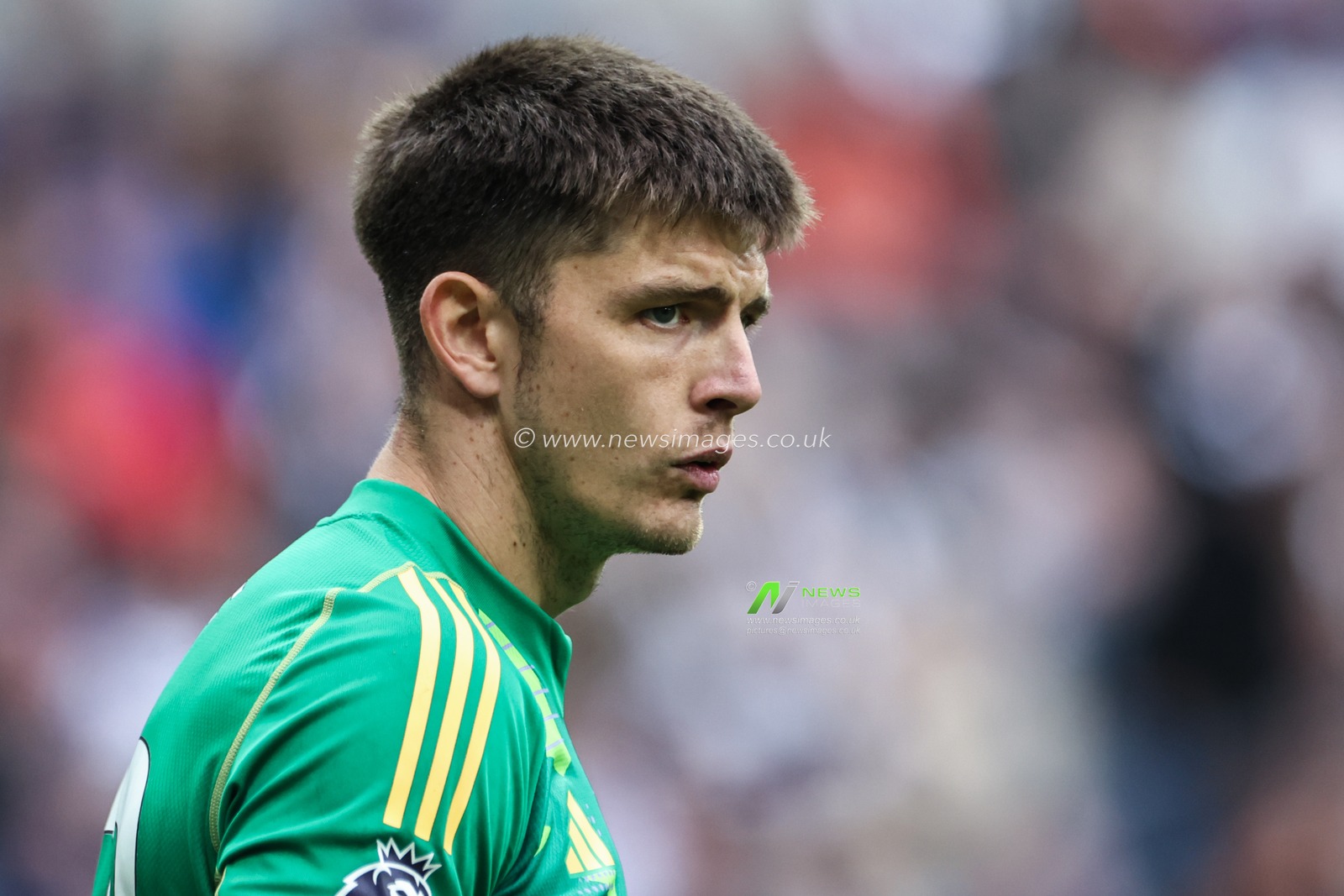 Nick Pope of Newcastle United during the Premier League match Newcastle United vs Tottenham Hotspur at St. James's Park, Newcastle, United Kingdom, 1st September 2024

(Photo by Mark Cosgrove/News Images)