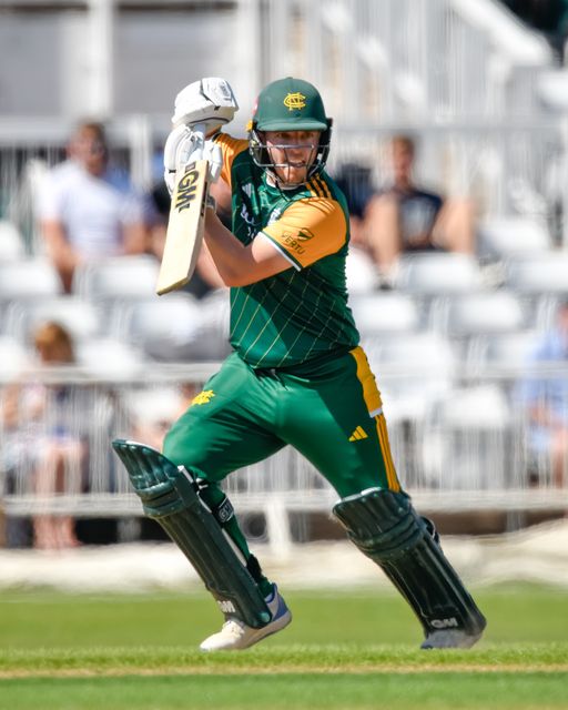 Ben SLATER of Nottingham Outlaws batting during the Royal London One-day Cup match Nottinghamshire vs Essex at Trent Bridge, Nottingham, United Kingdom, 11th August 2024

(Photo by Mark Dunn/News Images)