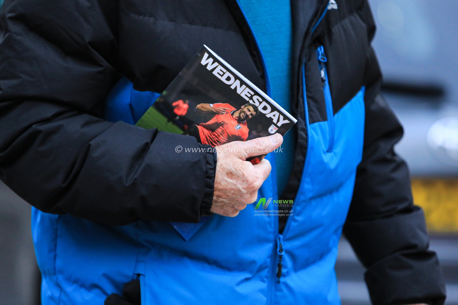 Fan holds match day program ahead of the Sky Bet Championship match Sheffield Wednesday vs Luton Town at Hillsborough, Sheffield, United Kingdom, 1st February 2025

(Photo by Jorge Horsted/News Images)