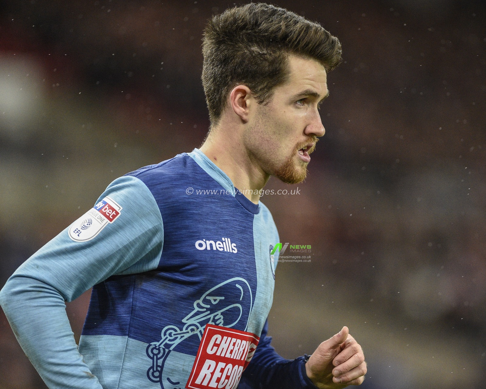 11th January 2020, Stadium Of Light, Sunderland, England; Sky Bet League 1, Sunderland v Wycombe Wanderers : Paul Smyth (17) of Wycombe Wanderers

Credit: Iam Burn/News Images