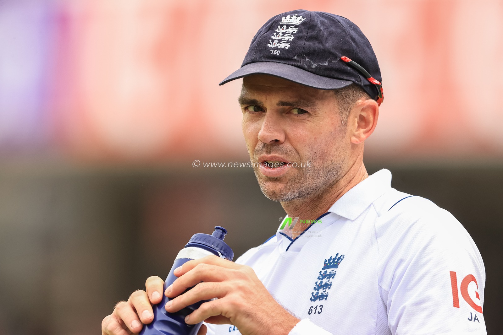 James Anderson of England during the game