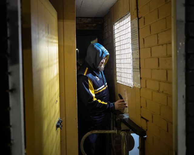 A Castleford fan scans his ticket on his smartphone as he navigates the old turnstiles during the Betfred Super League Round 3 match Castleford Tigers vs Huddersfield Giants at OneBore Stadium, Castleford, Untied Kingdom on 27 February 2026

(Photo by Mark Cosgrove/News Images)