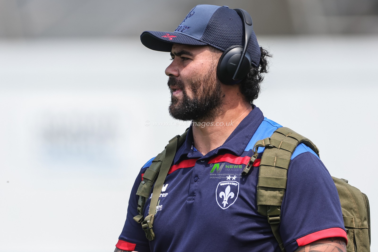 David Fifita #40 of Wakefield Trinity arrives back at Wakefield during the Betfred Super League Round 15 match Wakefield Trinity vs Leeds Rhinos at The Be Well Support Stadium, Wakefield, United Kingdom, 11th June 2023

(Photo by Mark Cosgrove/News Images)