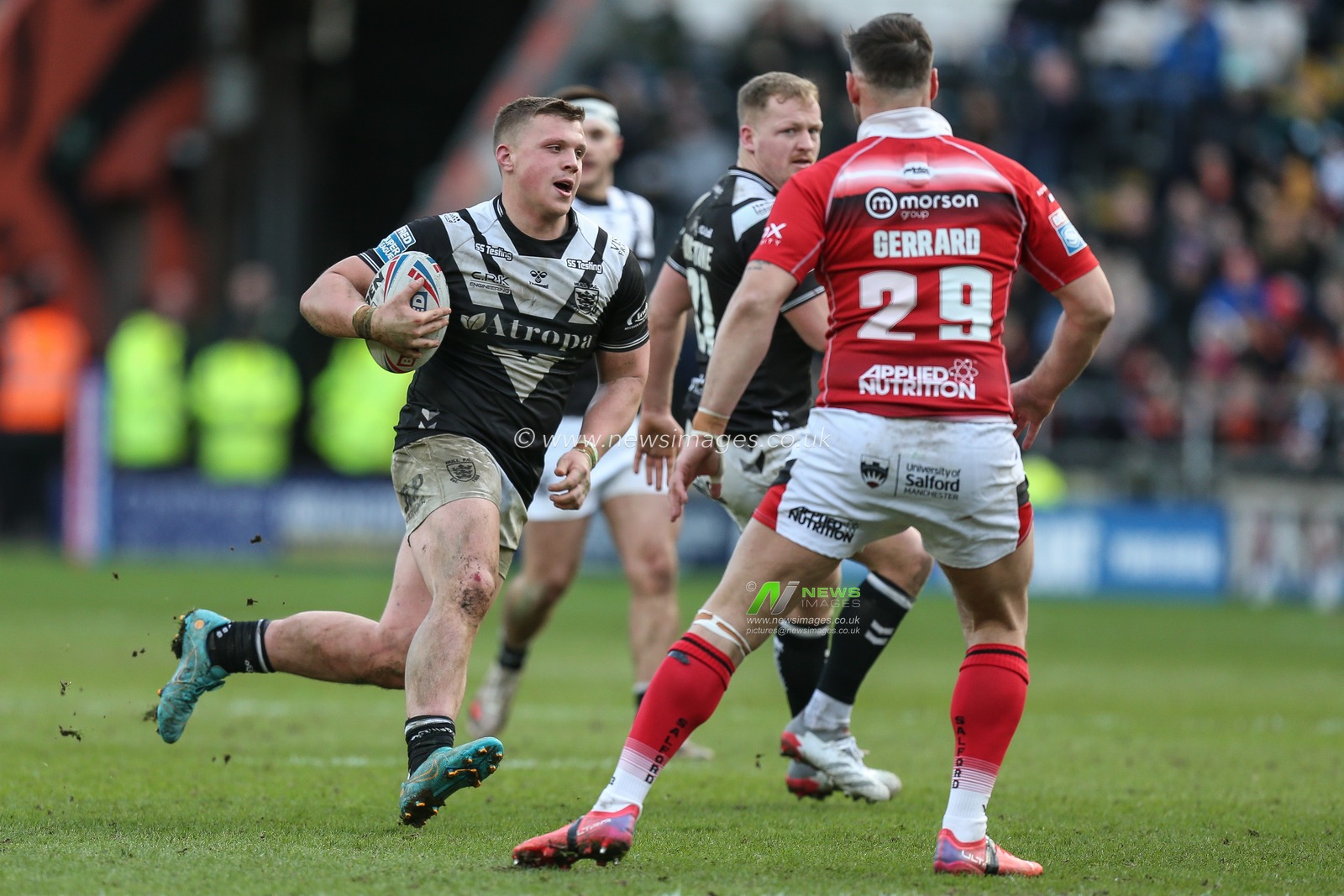 Jack Brown #20 of Hull FC in action during the game