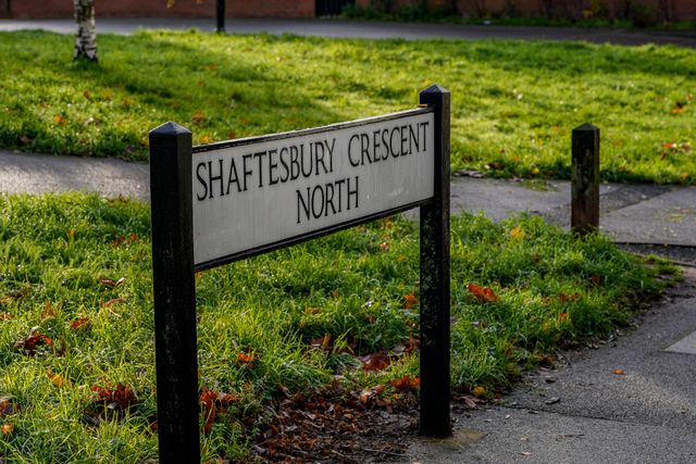 Shaftesbury Crescent during a Major Explosives Incident in Derby that began on Thursday December 4 when police executed a warrant at an address on Vulcan Street, Derby, that saw two men arrested on suspicion of explosives offences and 200 homes evacuated (Maynard Manyowa / News Images)
