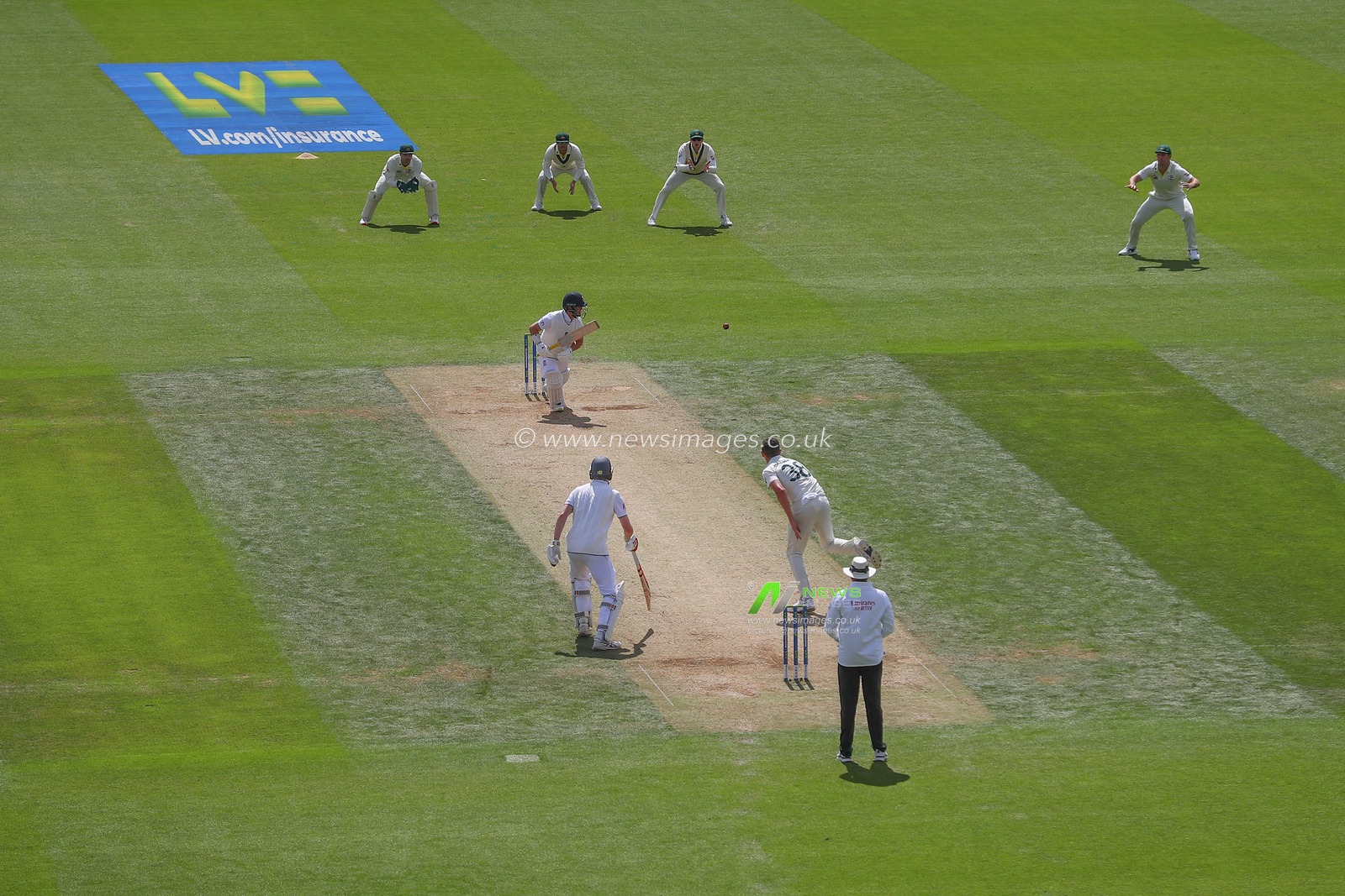 Ben Duckett of England plays a safety shot during the LV= Insurance Ashes Fifth Test Series Day Three match England vs Australia at The Kia Oval, London, United Kingdom, 29th July 2023

(Photo by Gareth Evans/News Images)