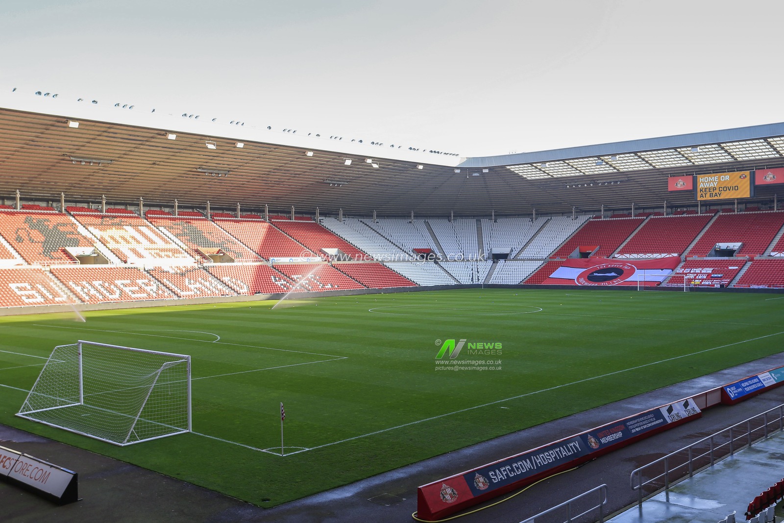 A general view of the Stadium of Light ahead of the Emirates FA Cup match between Sunderland and Mansfield Town
