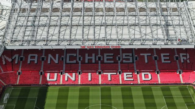 An aerial view of Old Trafford during the Premier League match Manchester United vs Leeds United at Old Trafford, Manchester, United Kingdom on 13 April 2026

(Photo by Mark Cosgrove/News Images)