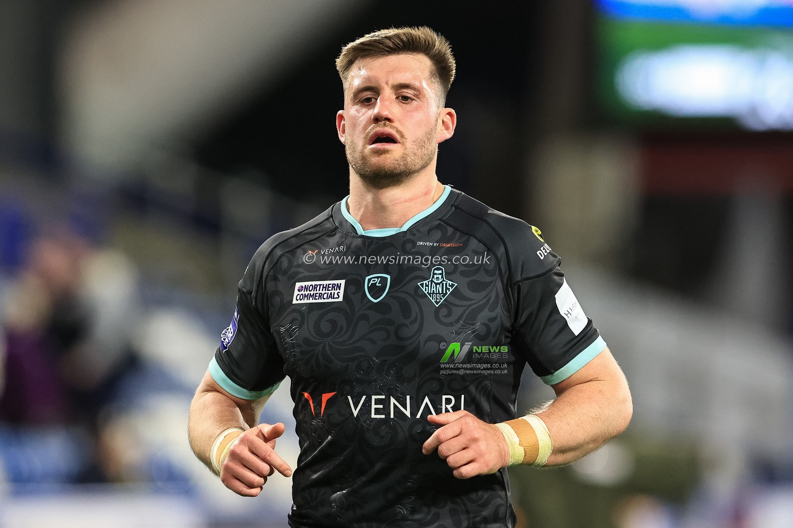 Joe Greenwood #15 of Huddersfield Giants during the game