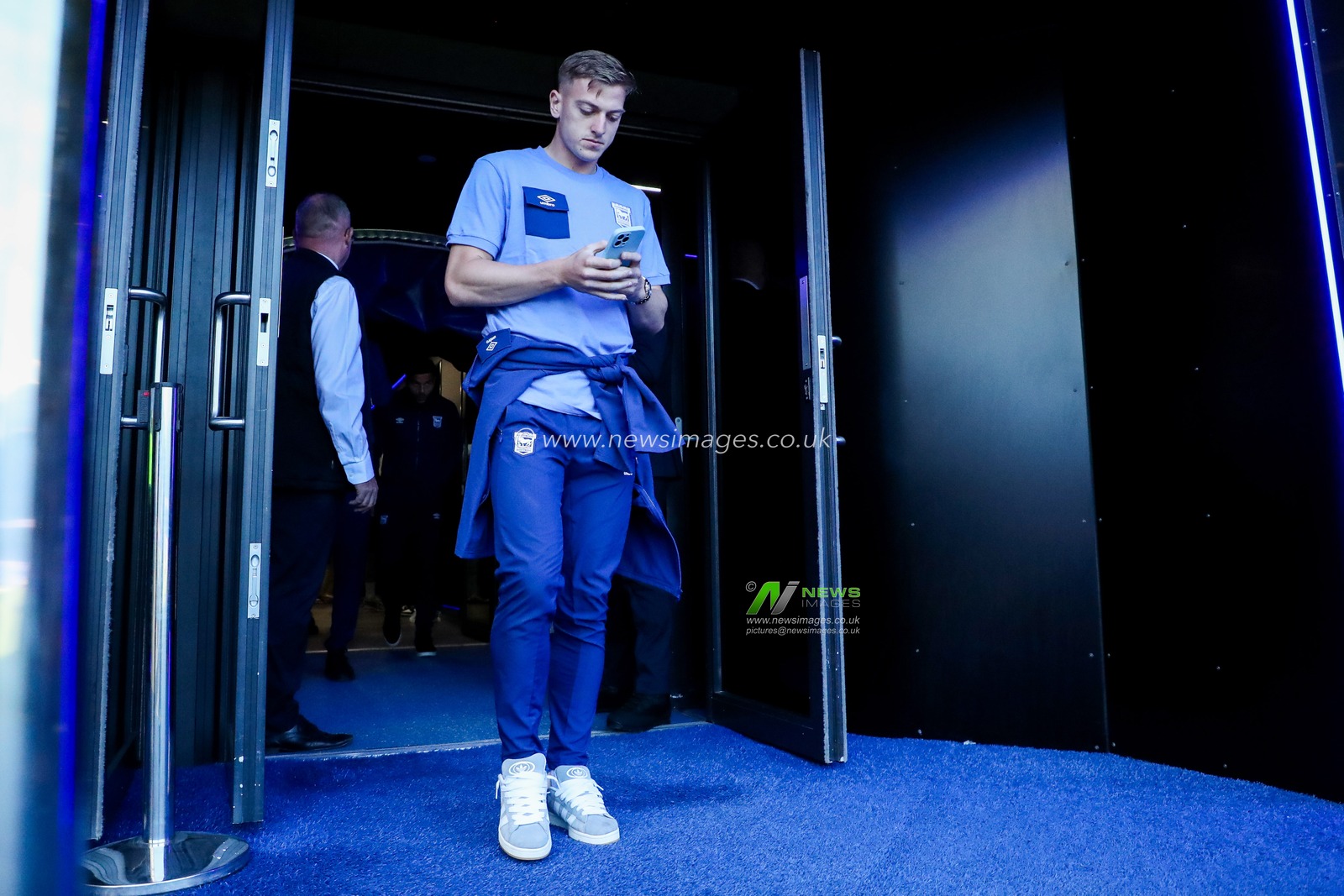 Liam Delap of Brentford arrives at Portman Road prior to the Premier League match Ipswich Town vs Brentford at Portman Road, Ipswich, United Kingdom, 10th May 2025

(Photo by Izzy Poles/News Images)