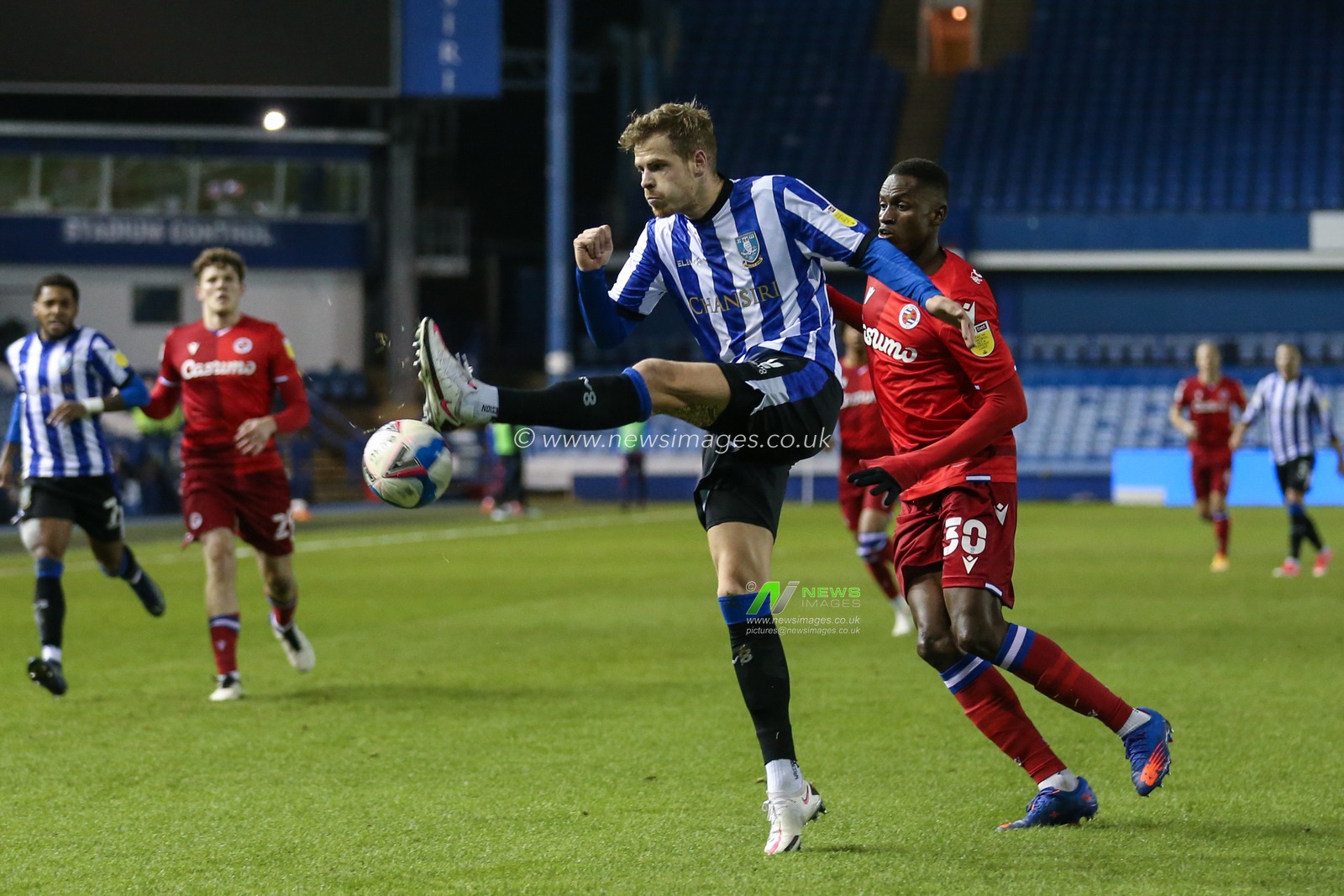 Joost van Aken #4 of Sheffield Wednesday during the game